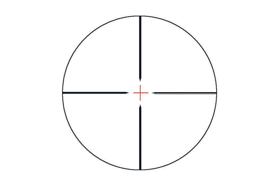 KONUS Konus 7180 LZ-30 Black 2.5-10x 30/30 w/ Illuminated Floating Corss Red/Blue Reticle
